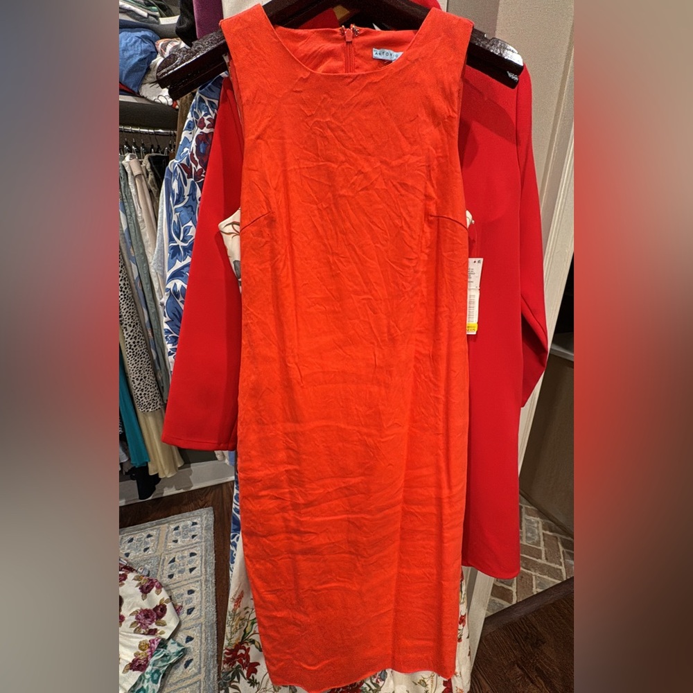 ANTONIO MELANI Strapless Red Dress